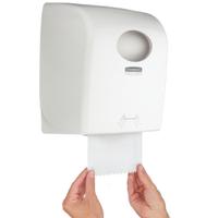 7375 Aquarius Plastic White Wall Mounting Paper Towel Dispenser, 297mm x 248mm x 374mm