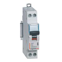 406863 Legrand DNX3 Circuit Breaker, 2P, 3A Curve C, 230V AC, 6 kA Breaking Capacity