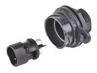 pxp701202pst Bulgin Circular Connector, 2 Contacts, Front, Standard Connector, Plug, Male, IP66, IP68, IP69K, Buccaneer 7000 Series