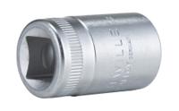 03030017 STAHLWILLE 1/2 in Drive 17mm Standard Socket, 6 point, 17mm, 38 mm Overall Length