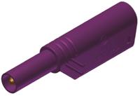 934099109 Hirschmann Test & Measurement Violet Male Banana Plug, 4 mm Connector, Screw Termination, 24A, 1000V ac/dc, Nickel