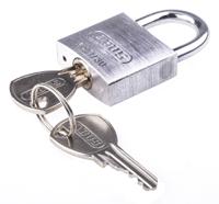64ti30 ABUS 64TI Key Weatherproof Titanium Weatherproof Padlock, 5mm Shackle, 30mm Body