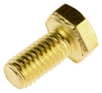 482-7786 RS PRO Plain Brass, Hex Bolt, M5 x 10mm