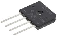 gbu4j-e345 Vishay Bridge Rectifier, 4A, 600V, 4-Pin