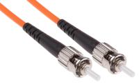 738-8477 RS PRO ST to ST Simplex Multi Mode OM1 Fibre Optic Cable, 62.5/125μm, Orange, 20m