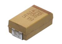t491d476k025at KEMET 47μF MnO2 Tantalum Capacitor 25V dc, T491 Series