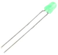tlhg4605 Vishay3 V Green LED 3mm Through Hole, TLHG4605