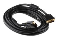182-8567 RS PRO, Male DVI-D Dual Link to Male DVI-D Dual Link  Cable, 5mBlack sheathFoil shielding