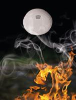 grwm30500 ABUS ABS Smoke Detector, 85dB, 3V