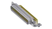 dts37pyc2m47un Deltron Connectors DTS 37 Way D-sub Connector Plug, 2.54mm Pitch