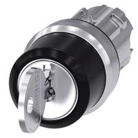 3su1050-4bn51-0aa0 Siemens SIRIUS ACT 3SU10 3-position Key Switch Head, Left Latching Right Momentary, 22mm Cutout