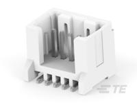 2355091-5 TE Connectivity MICRO CT Series Straight Board PCB Header, 5 Contact(s), 1.2 mm Pitch, 1 Row, Shrouded