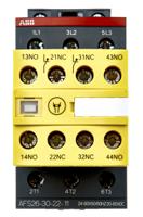 1sbl237082r1122-afs26-30-22-11 ABB Jokab AFS Contactor, 24/60 V ac Coil, 3-Pole, 45 A, 9 kW 24 V, 3 NO, 600V