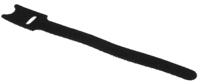 890-4206 RS PRO Black Hook & Loop Tape, 20mm x 200mm