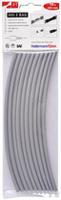 308-30613-his-3-bag-62-po-x-gy HellermannTyton Heat Shrink Tubing, Grey 6mm Sleeve Dia. x 200mm Length 3:1 Ratio, HIS-3 BAG Series