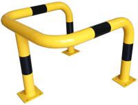 284-3490 RS PRO Black/Yellow Steel Protection Barrier