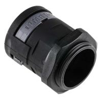 bvnv-p299 PMA Straight, Conduit Fitting, 29mm Nominal Size, PG29, PA 6, Black IP68 rating