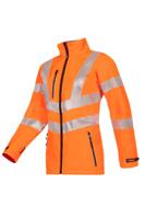 s101-547a-m Sioen Jerica Orange Women Hi Vis Jacket, M