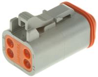 at06-4s Amphenol Industrial, AT Automotive Connector Plug Cable Mount 4 Way AT06-4S