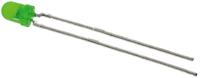 tllg4401 Vishay1.9 V Green LED 3mm Through Hole, TLLG4401