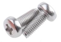 264-6436 RS PRO Pozi M3 Pan A2 304 Stainless Steel Machine Screw DIN 7985 x 8.0mm