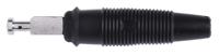 972518100 Hirschmann Test & Measurement Black Male Banana Plug, 4 mm Connector, Solder Termination, 32A, 30 V ac, 60V dc, Nickel