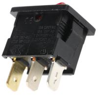 a116b1g00000 Molveno Illuminated SPST, On-Off Rocker Switch Panel Mount