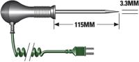 342-8833 RS PRO K Needle Surface Temperature Probe, 115mm Length, 3.3mm Diameter, +250 °C Max