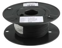 44a0111-24-0 TE Connectivity Black 0.25 mm² Test Lead Wire, 24 AWG, 19/36, 100m, Polyalkene Insulation, 44A0111-24-0