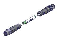 1201080037 Brad from Molex Male 4 way M12 Micro Change to Male 4 way M12 Micro Change Sensor Actuator Cable, 15 m