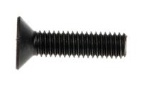 281-401 RS PRO Black, Self-Colour Steel Hex Socket Countersunk Screw, DIN 7991, M3 x 12mm