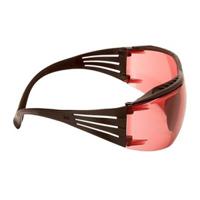 sf422xsgaf-blk 3M SecureFit Anti-Mist Safety Glasses, Red PC Lens