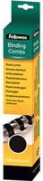 5330302 Fellowes Black A4 Binding Comb, 6mm Diameter
