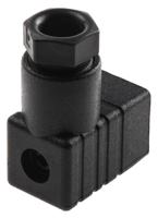 933137100-gdsn-207-black Hirschmann GDSN 207 2P+E DIN 43650 C, Female Solenoid Valve Connector, 250 V ac/dc Voltage