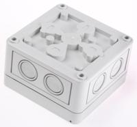 12540321 Spelsberg TK PC Series Grey Polycarbonate Junction Box, IP66, 94 x 94 x 57mm