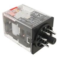 mks2pin-230vac Omron Plug In Power Relay, 230V ac Coil, 10A Switching Current, DPDT