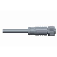 msas-17bffm-sl8d02 Amphenol Industrial Female 17 way M12 to Free End Sensor Actuator Cable, 2 m