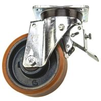 23867-fv LAG Braked Swivel Castor Wheel, 700kg Capacity, 150mm Wheel