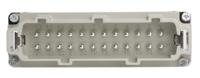 10196000 EPIC Connector Insert, 24 Way, 16A, Male, H-BE, Cable Mount, 600 V