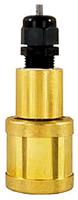 149350 Gems Sensors LS-750 Series Vertical Brass Float Switch, Float, 7.62m Cable, SPST NC