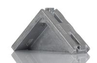 3842523538 Bosch Rexroth M6 Angle Bracket, Connecting Component, Strut Profile 30 mm, Groove Size 8mm