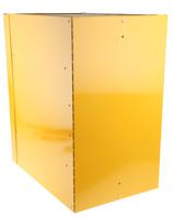 763-464 RS PRO 1 Door Steel Yellow Locker, 480 mm x 300 mm x 450mm