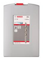 2608587013 Bosch 19-Piece Twist Drill Bit Set for Metal, 10mm Max, 1mm Min, HSS-G Bits