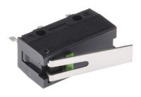 d2fs-fl-n-t Omron Hinge Lever Micro Switch, PCB Self-Clinching Terminal, 100 mA @ 5 V dc, SPST, IP40