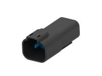 2356631-4 TE Connectivity, Superseal Pro Automotive Connector Plug Black Cable Mount 4 Way, Cable Termination