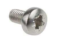 190-428 RS PRO Pozi M3 Pan A4 316 Stainless Steel Machine Screws DIN 7985 x 6.0mm