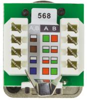 ne8fdv-yk Neutrik etherCON Series Female RJ45 Connector, Cable Mount, Cat5e Straight 1 Port 8 -Way