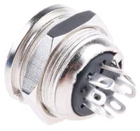 490-995 RS PRO 8 Pole Din Socket, 4A, 100 V ac, Female, Panel Mount