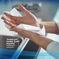 6691 SCOTT Scott Essential () Rolled White Hand Towels, 198mm, 1400 Sheets
