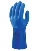 shokv660 Showa KV660 Blue Kevlar Kevlar Glove, Size 11, Polyvinyl Chloride Coating
